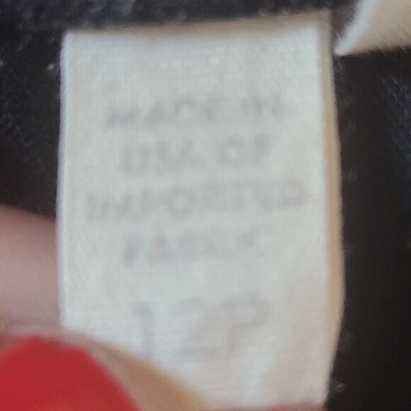 Eileen Fisher Black Organic Cotton Stretch Boot Cut 5 Pocket Jeans 12P - Picture 3 of 9